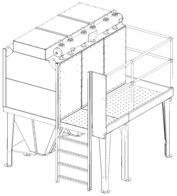 Площадка обслуживания для фильтра FM