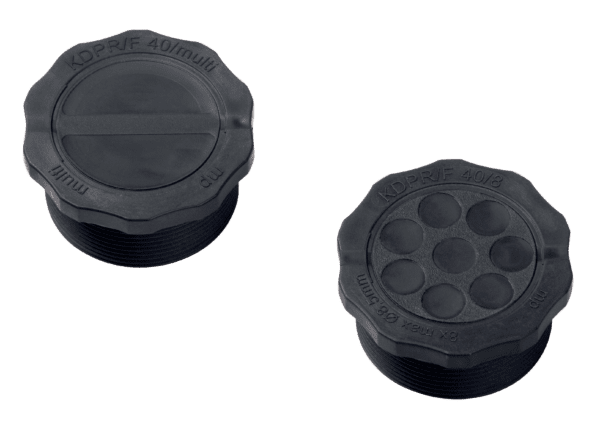 Панель с кабельными вводами круглая тип KDPR/F