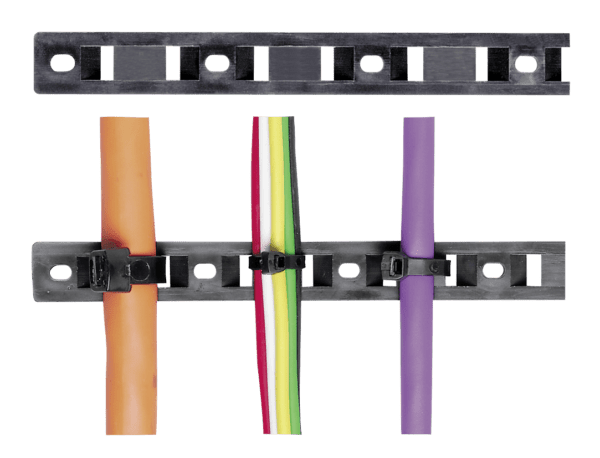 планка с кабельными хомутами тип KBL