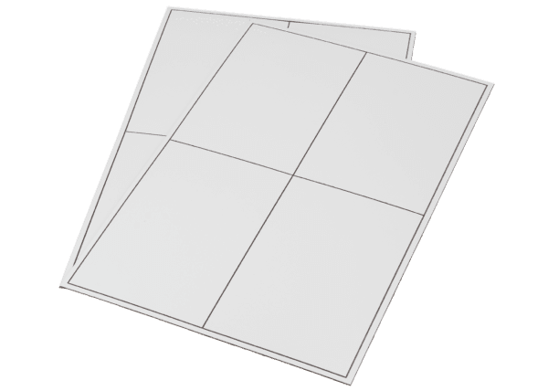 DMG Rechteckig ohne Radius, 2x Bohrung