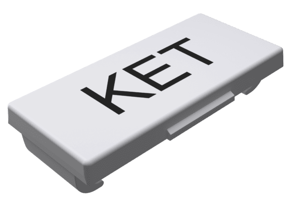 Табличка для маркировки клемм KET