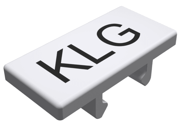 Табличка для маркировки клемм KLG