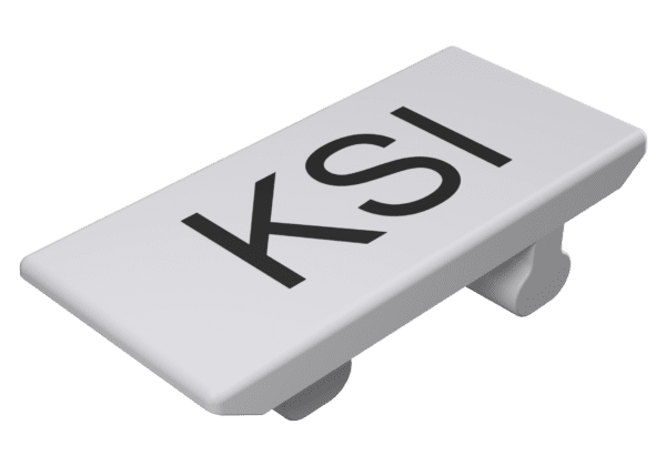 Табличка для маркировки клемм KSI