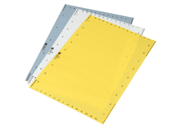 Полоски для вставок ES-A4 перфорированы